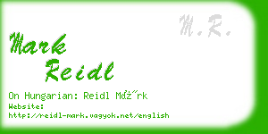 mark reidl business card